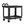Heavy Duty Tray Top Service Cart with Wheels
