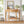 TREXM Farmhouse Half Moon Console Table with Drawer & Shelf