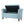 Light Blue Tufted Storage Bench