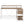 L-Shaped Home Office Desk With Monitor Riser, Drawers, And Storage Shelves