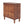 Narrow End Table With 3 Drawers, Compact Design For Small Spaces - Brown