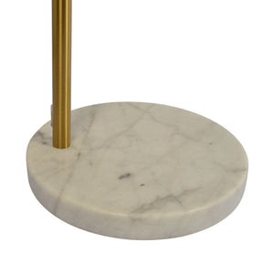 Ambient - Arch Floor Lamp With Large Shade - Gold / White