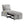 4 in 1 Multi-Function Single Sofa Bed with Storage Pockets Gray