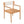 Creative Braided Acacia Wood Outdoor Dining Chairs with Armrests (Set of 2) - Teak / White
