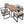 7 Pieces Outdoor Dining Set Patio Dining Table And Chair Set With And Removable Cushions For Patio