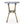 French Bistro Table Outdoor Elegance - White / Blue