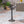 Outdoor Aluminum and Iron Bird Bath