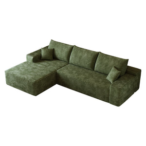 107" Cloud Sectional Couch with L-Shape Chaise