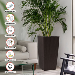 Indoor Outdoor Planter With Automatic Watering System