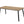 Outdoor Folding Dining Table for 4-6 with Steel Frame and Umbrella Hole