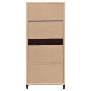 Nestor - 2 Drawer Tall Accent Cabinet With 2 Doors - Rustic
