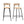 Boho Style Handwoven Paper Rope Counter Stools (Set of 2)