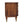 Solid Wood Ribbed Bedside Table
