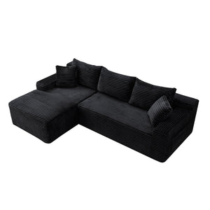 94.5" Cloud Modular Sectional Sofa Couch with L-Shape Chaise
