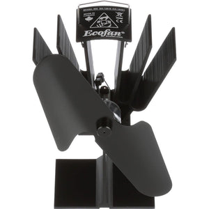 Ecofan Original Heat Powered Stove Fan - Black Blade - TRAPSKI