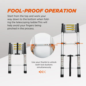 Telescoping Ladder 10.5FT