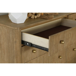 Stevie Sand Wash Natural Cane 4-Piece Eastern King Bedroom Set
