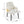 Indoor Dining Chair Set of 2 with Sturdy Frame - Beige / Yellow