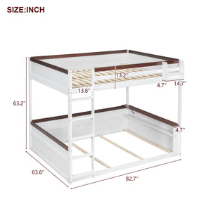 Bunk Bed With Built In Shelves, Storage Box, LED Light And USB Charging Station