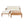 3 Piece Acacia Wood Patio Furniture Set with Coffee Table