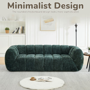 Modern Sofa With Piano Key Backrest