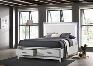 Haiden Queen Storage Bed with LED Lighting