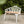 Tulip Patio Garden Bench Metal Park Bench Cast Aluminum Outdoor Furniture