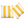 6 Pack Outdoor/Indoor Throw Pillows with Inserts - Yellow/White Striped