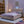 Upholstered Bed With Oversized Rabbit Ear Headboard, LED Lights & 4 Storage Drawers
