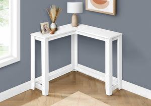 Corner Accent Console Table for Entryway