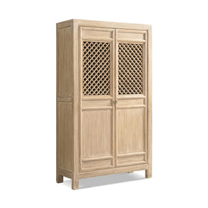Arden - 2 Door Bookcase Storage Cabinet - Natural