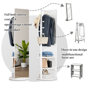 3 In 1 Multifunctional Full-Length Clothing Mirror