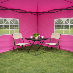 Outdoor 10x10 Ft Pop Up Gazebo Canopy Tent with Removable Sidewalls