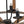 3 Light Wood Drum Chandelier, Hanging Light Fixture With Adjustable Chain For Kitchen, Bulb Not Included - Brown