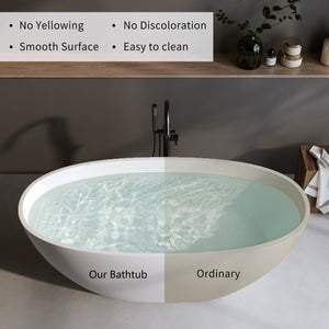 59'' Solid Surface Matte Tub