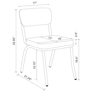 Parlisse - 5 Piece Round Dining Sets And Chairs - White