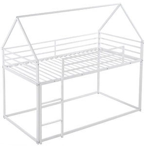 House Bunk Bed With Built In Ladder