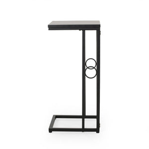 Essex Set of 2 Modern Black Metal End Tables