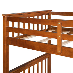 Bunk Bed With Ladders And 2 Storage Drawers