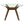 Flynn - Round Glass Top Dining Table - Brown