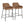 Daniella - Industrial Fixed Height Counter Stool (Set of 2)