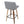 Toriano - Mid Century Modern Fixed Height Counter Stool & Square Footrest (Set of 2)
