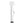 Shadow Contemporary Floor Lamp in Black Steel with White Linen Shade