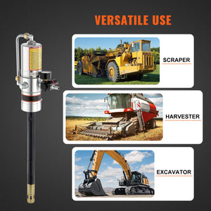 VEVOR Air Operated Grease Pump with 13 ft Hose and 360° Swivel Gun