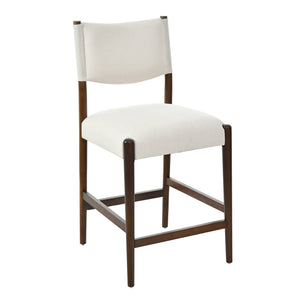 26.4" Solid Wood Counter Height Barstools, Modern Bar Stools Set of 2