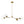 Jewel - 4 Lights Chandelier Ceiling Hanging Light Fixture - Clear / Gold