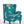 Modern Accent Chair with Retro Wood Legs - Floral