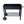 Elevated Mobile Raised Ergonomic Metal Planter Garden Bed With Wheels Powder Coated Steel - Black