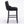 Contemporary Upholstered Wing-Back Barstools With Button Tufted Decoration And Wooden Legs, And Nailhead Trim, Leisure Style Bar Chairs, Bar Stools (Set of 2)