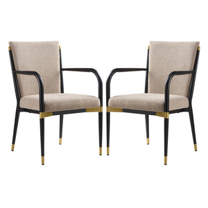 Modern Dining Arm Chair - Set of 2